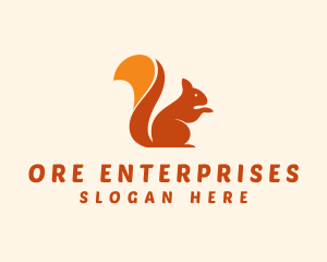 Animal Wildlife Squirrel logo design