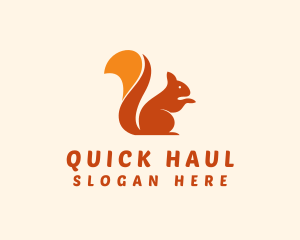 Animal Wildlife Squirrel logo design