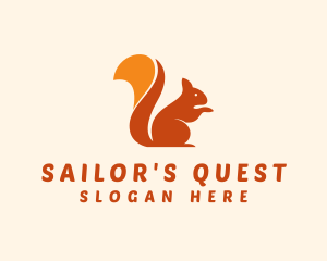 Animal Wildlife Squirrel logo design