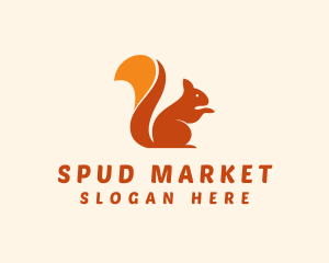 Animal Wildlife Squirrel logo design