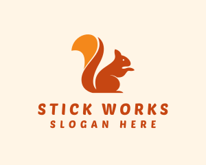 Animal Wildlife Squirrel logo design