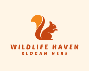 Animal Wildlife Squirrel logo design