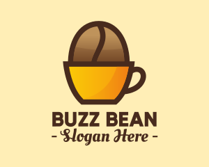 Coffee Bean Cup logo design