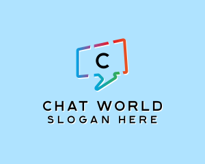 Social Media Chat Messaging  logo design