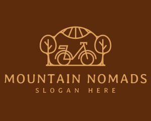 Eco Nature Bicycle logo design