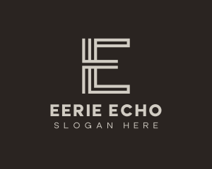 Urban Stripes Letter E logo design