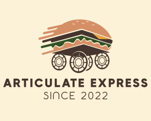 Express Hamburger Delivery logo design