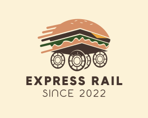 Express Hamburger Delivery logo design