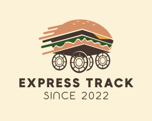 Express Hamburger Delivery logo design