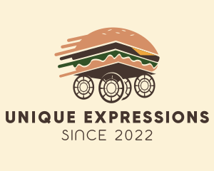 Express Hamburger Delivery logo design