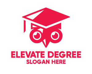 Graduate Owl Bird logo design