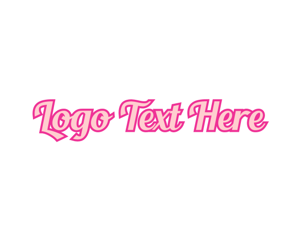 Pinkish logo example 3