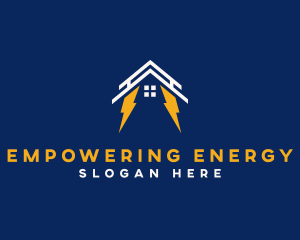 Electric Lightning House logo design