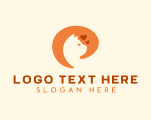 Orange Cat Pet Care Logo