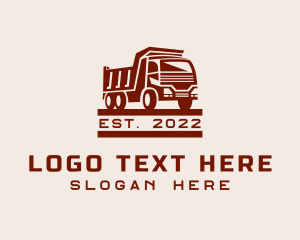 Maroon Dump Truck logo