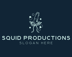 Wild Ocean Squid logo