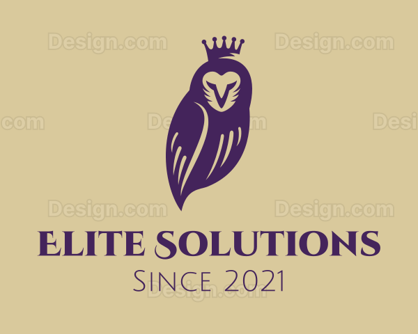 Royalty King Owl Logo