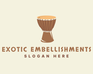 Ethnic African Drum logo