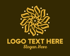 Golden Flower Decoration logo