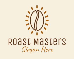 Roasted Coffee Bean logo design