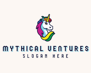 Unicorn Gaming Pegasus logo design