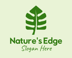 Plant Leaf House  logo design