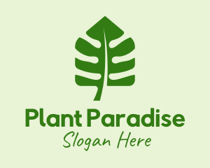 Plant Leaf House  logo design