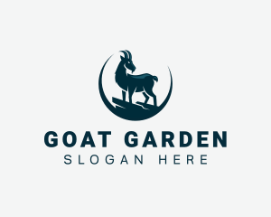 Goat Ram Animal logo design