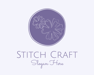 Purple Flower Embroidery logo