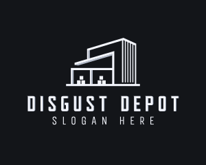 Logistics Warehouse Building  logo design