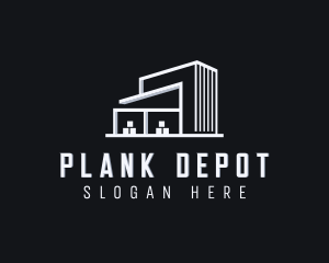 Logistics Warehouse Building  logo design