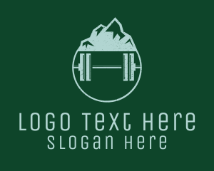 Mountain Fitness Gym  Logo