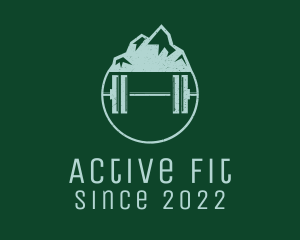 Mountain Fitness Gym  logo design