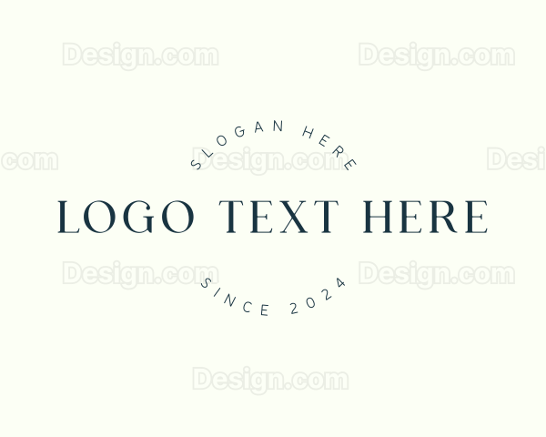 Elegant Handwritten Company Logo