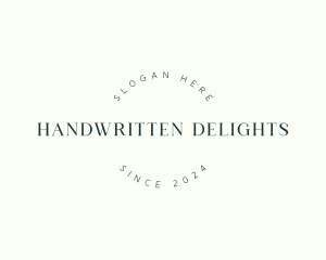 Elegant Handwritten Company logo design