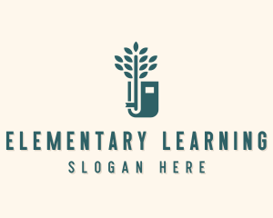 Learning Book Tree logo design