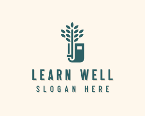 Learning Book Tree logo design