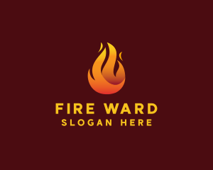 Blazing Fire Flaming  logo design