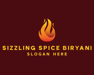 Blazing Fire Flaming  logo design