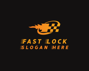 Fast Motorsports Racing  logo design