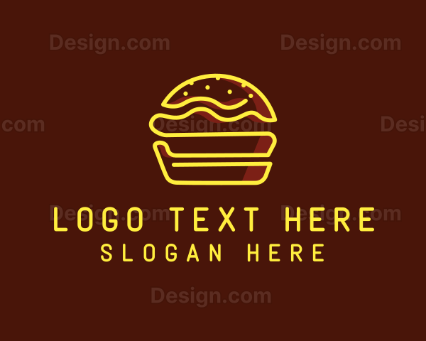 Burger Food Snack Logo