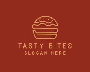 Burger Food Snack logo design