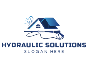 House Cleaning Pressure Washer logo design