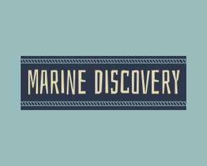 Marine Sailor Nautical logo design