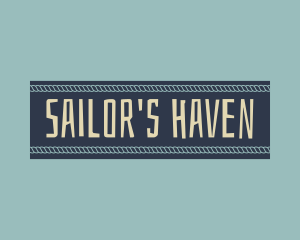 Marine Sailor Nautical logo design