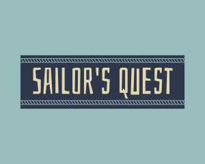 Marine Sailor Nautical logo design