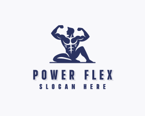 Muscular Man Fitness logo