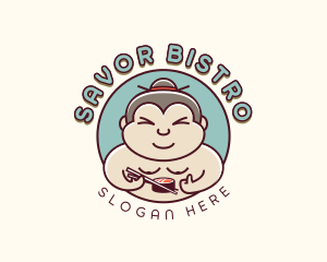 Sumo Sushi Dining logo design