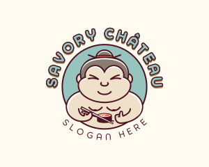 Sumo Sushi Dining logo design