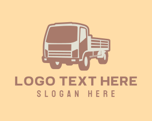 Transport Truck Construction logo